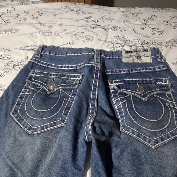 True Religion Men's Straight Blue Jeans - Picture 8 of 11